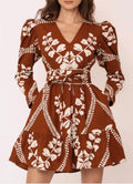 Beyond By Vera - Heidi Long Sleeve Mini Dress