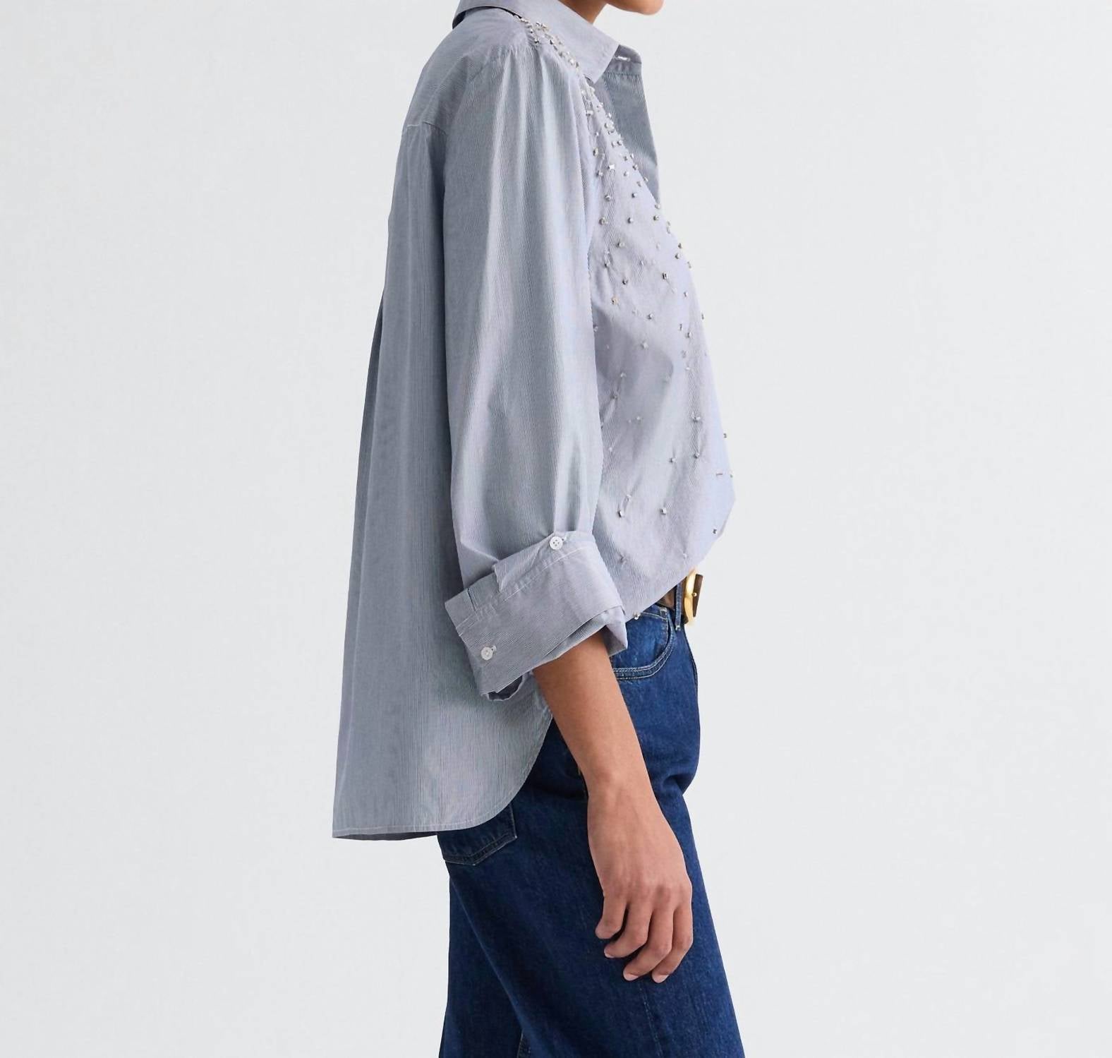 Twp - Next Morning Shirt With Crystals