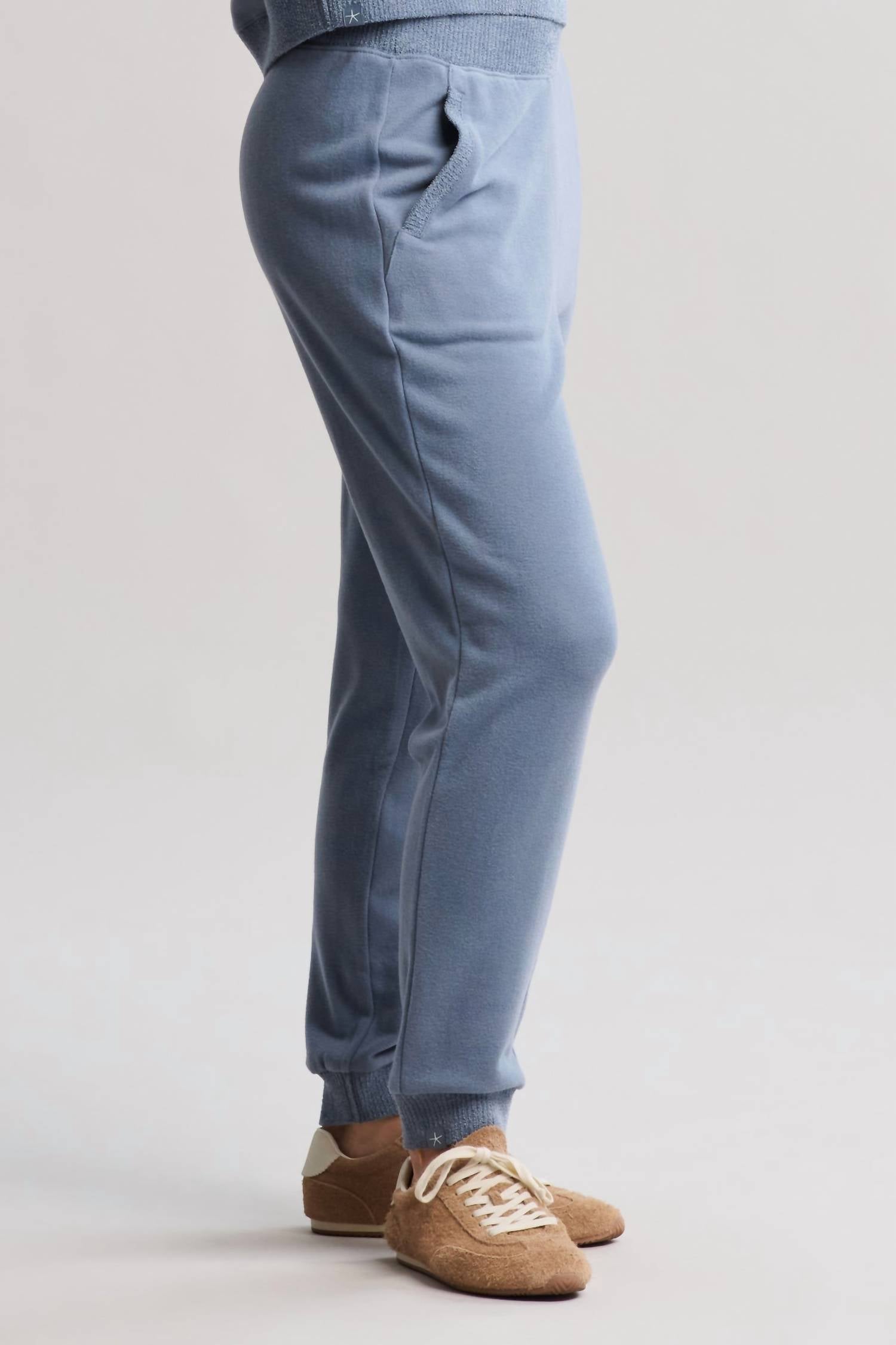 Barefoot Dreams - Brushed Fleece Jogger With CozyChic Ultra Lite Rib