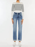 Kancan - High Rise Slim Straight Jeans