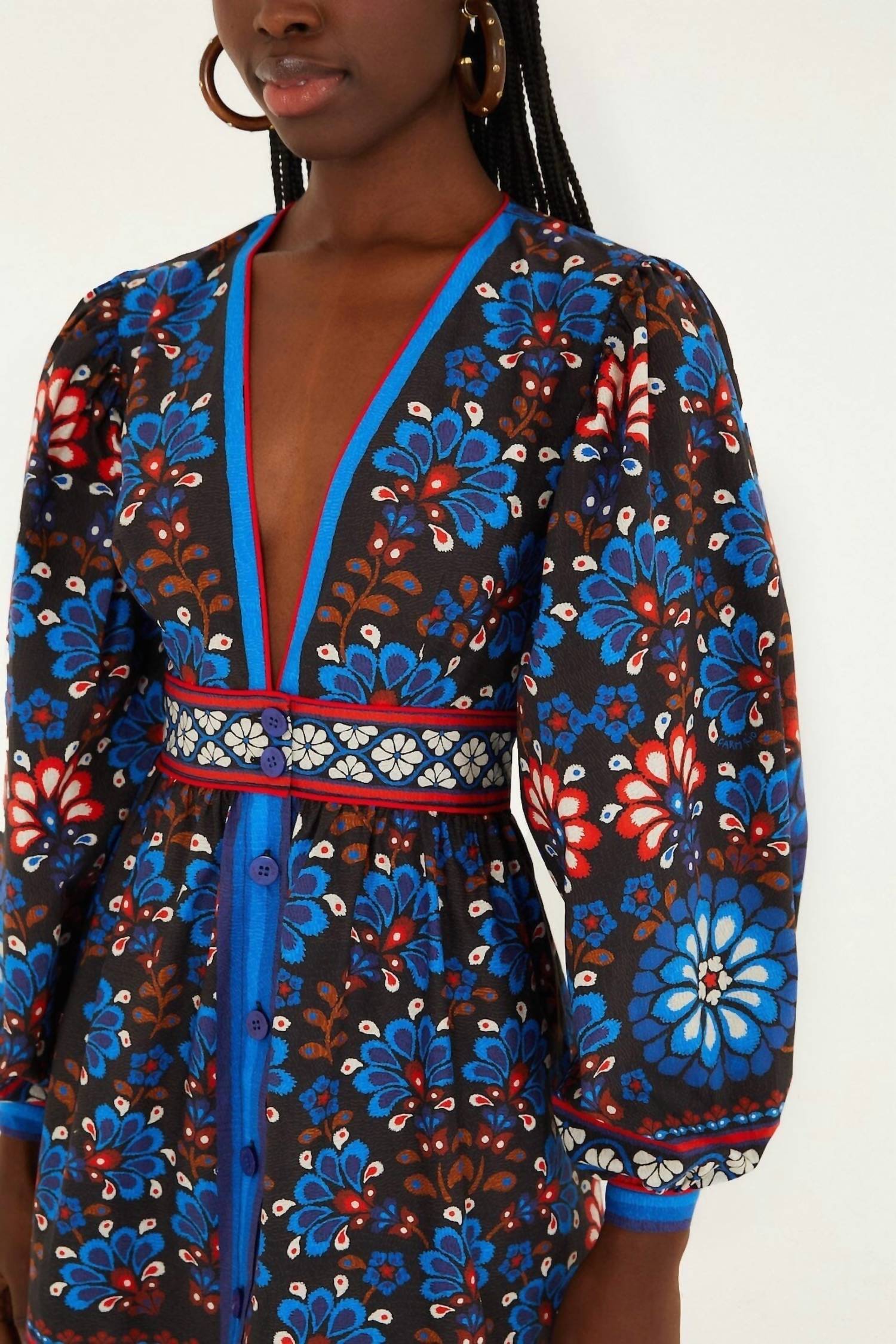 Farm Rio - Latina Scarf Mini Dress
