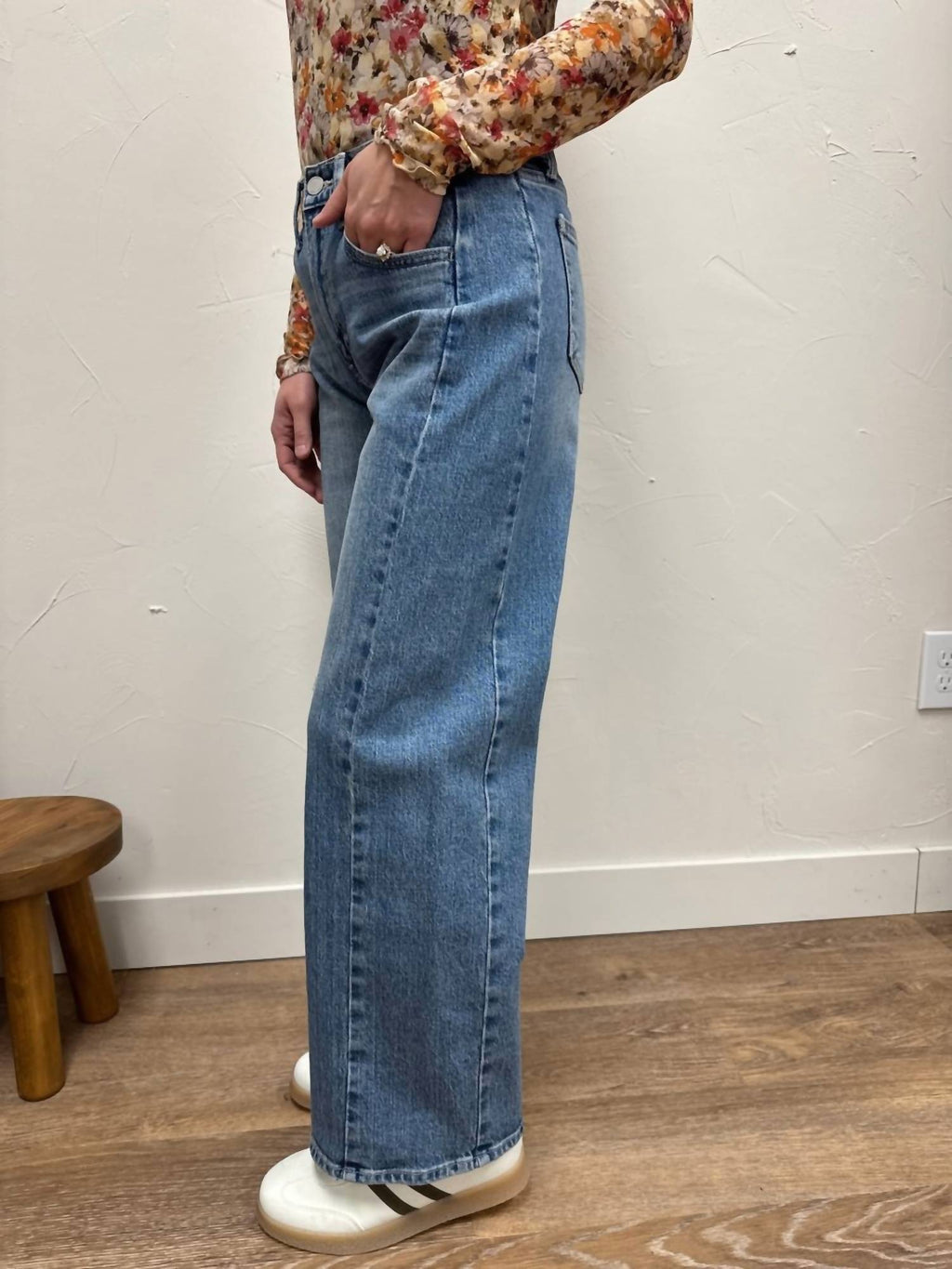 Just Black Denim - Stretch Slight Barrel Twist Jean