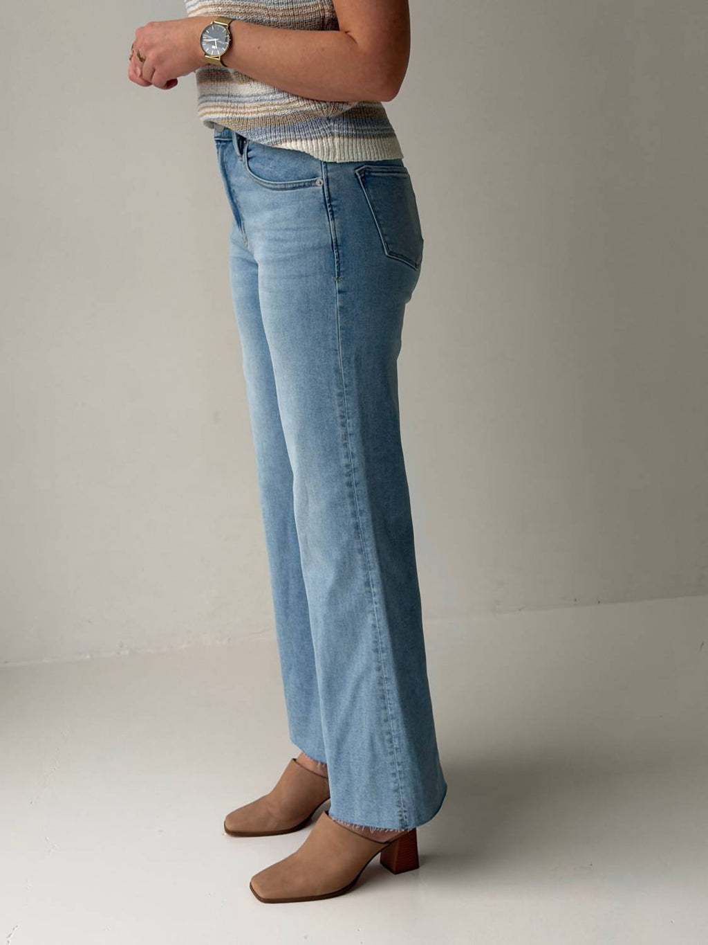 Dear John Denim - Fiona High-rise Wide Leg Jeans