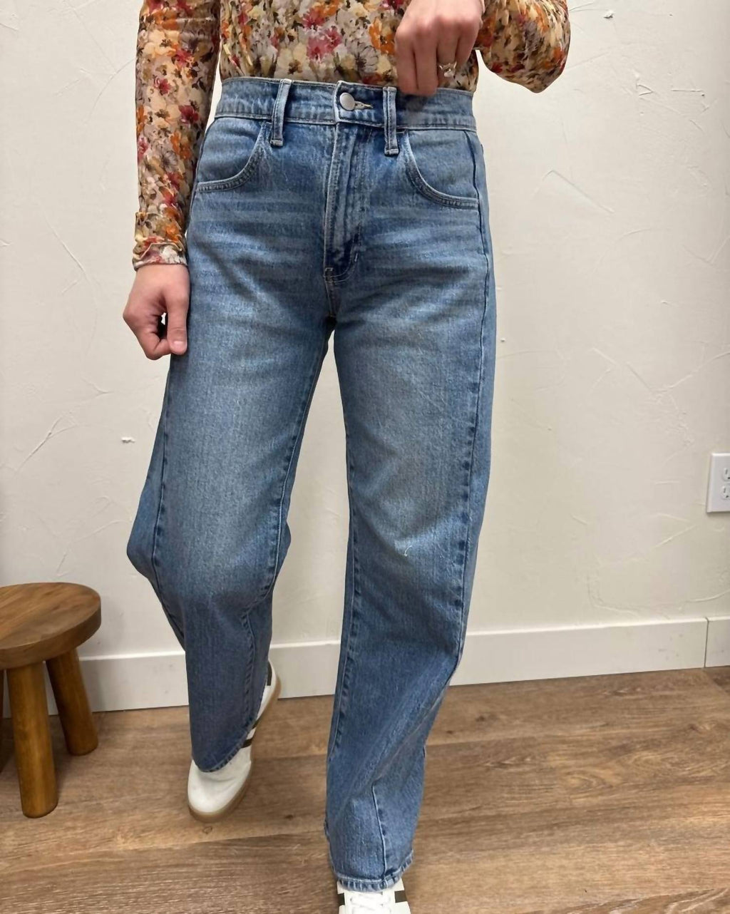 Just Black Denim - Stretch Slight Barrel Twist Jean