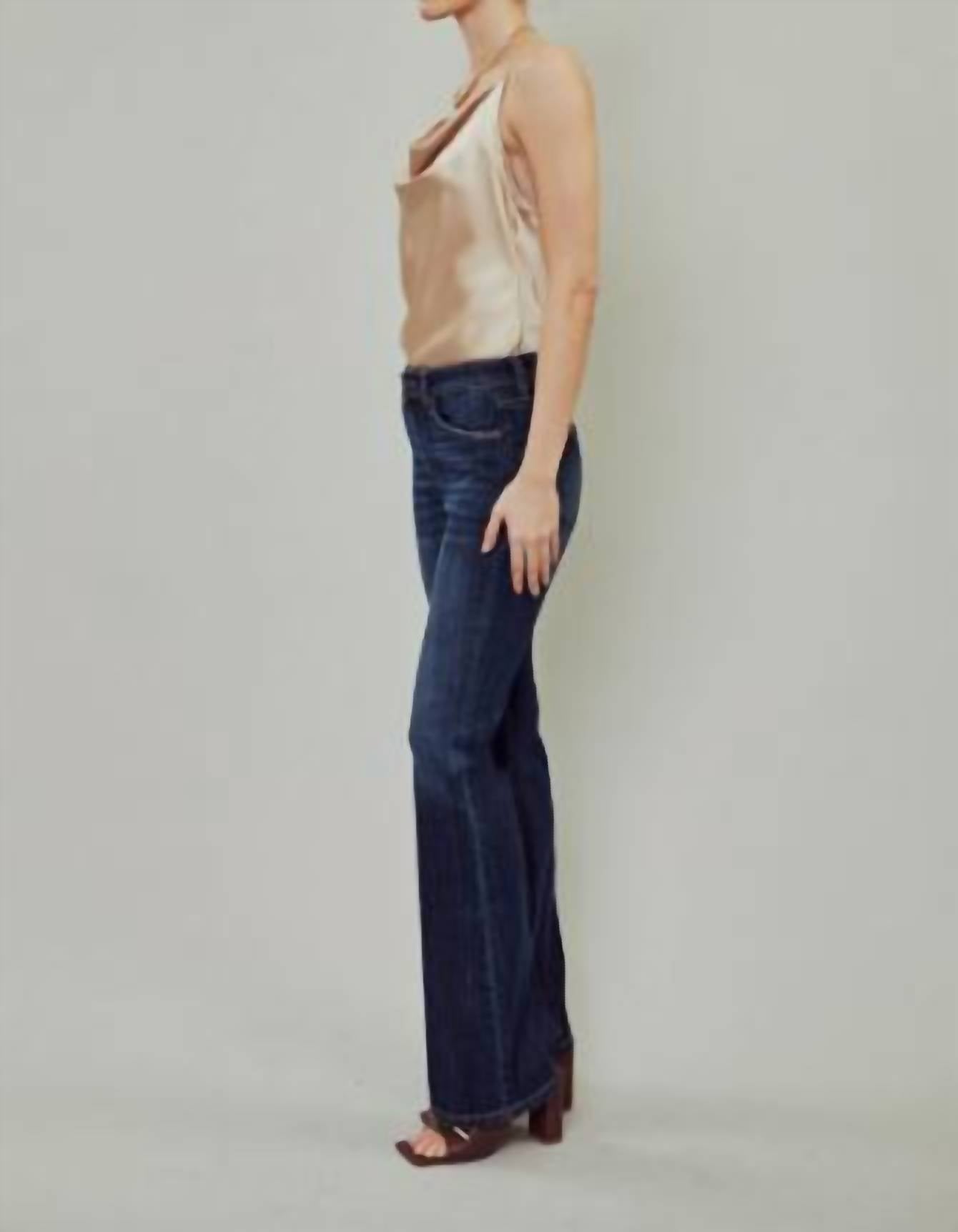 Kancan - Mid-rise Flare Jeans