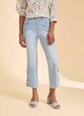 Fdj - Pull-on Boot Crop Denim Jeans