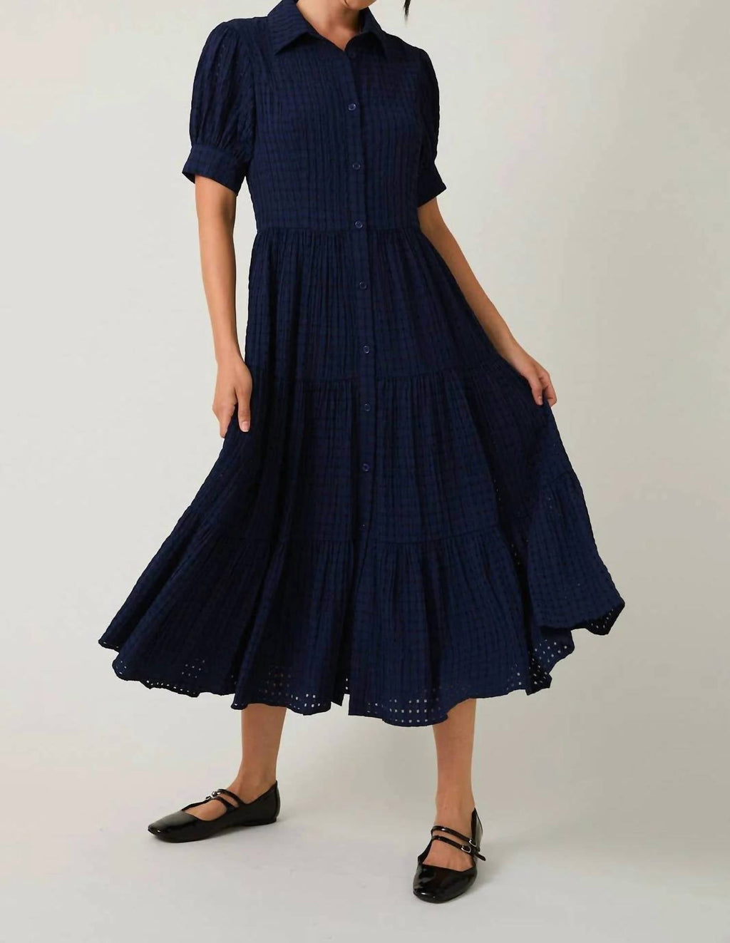 Sunday Edition - Madeleine Button-Down Midi Dress