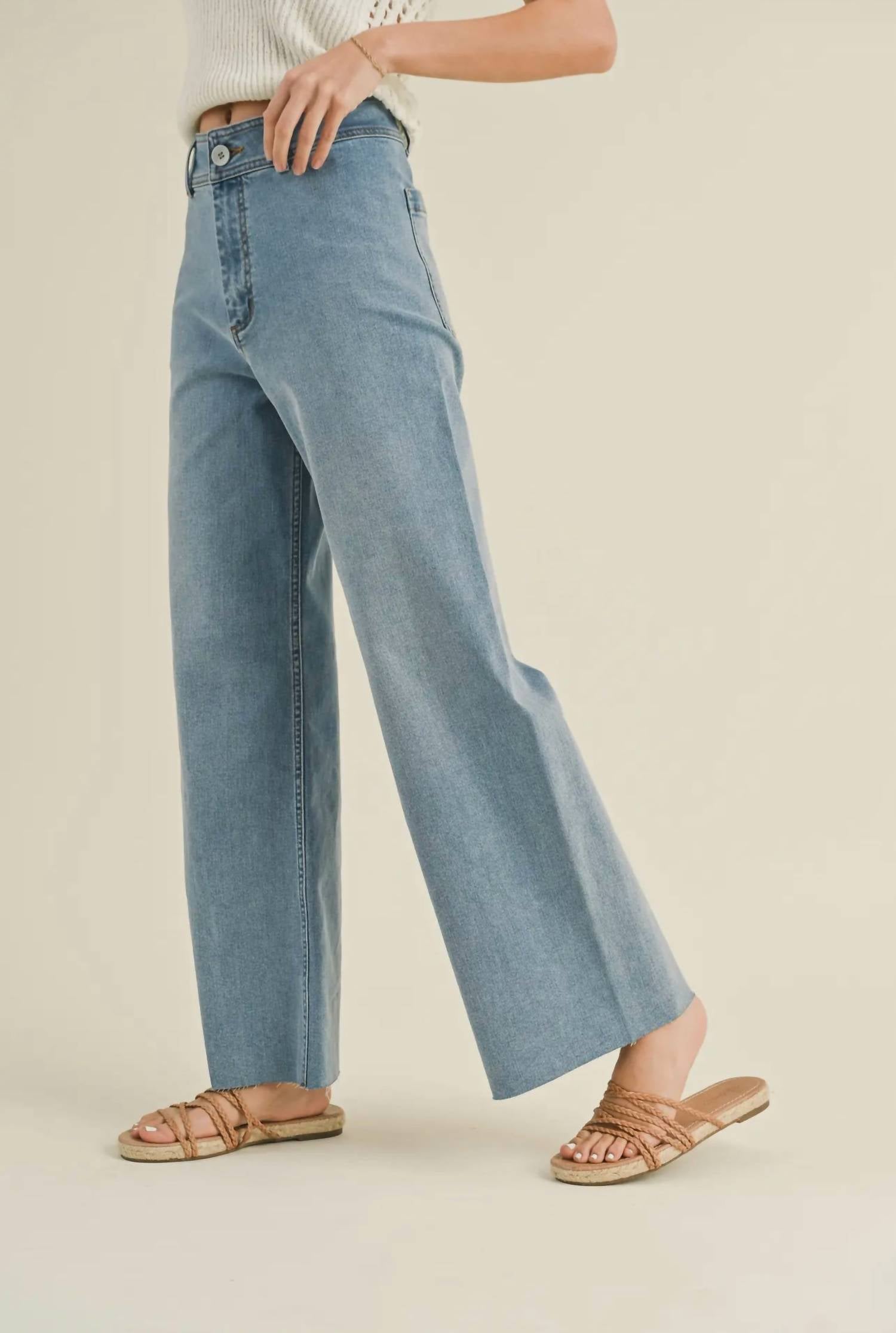 Miou Muse - Straight Wide Leg Jean