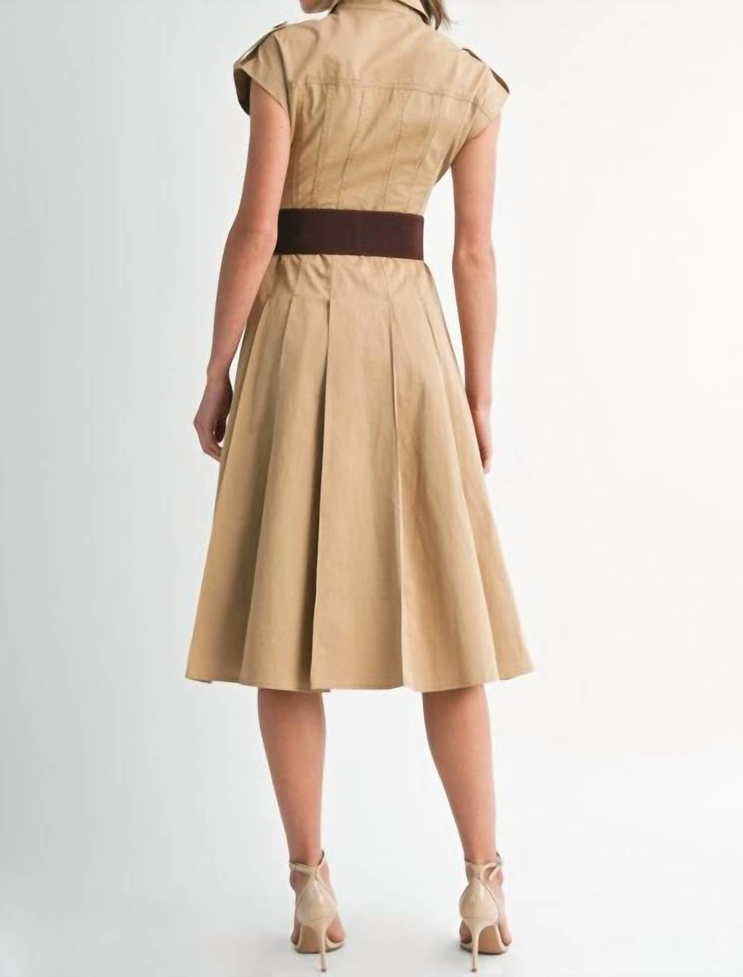 Eb Luxe - Georgia Down Shirt Dress