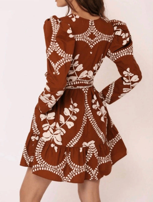 Beyond By Vera - Heidi Long Sleeve Mini Dress