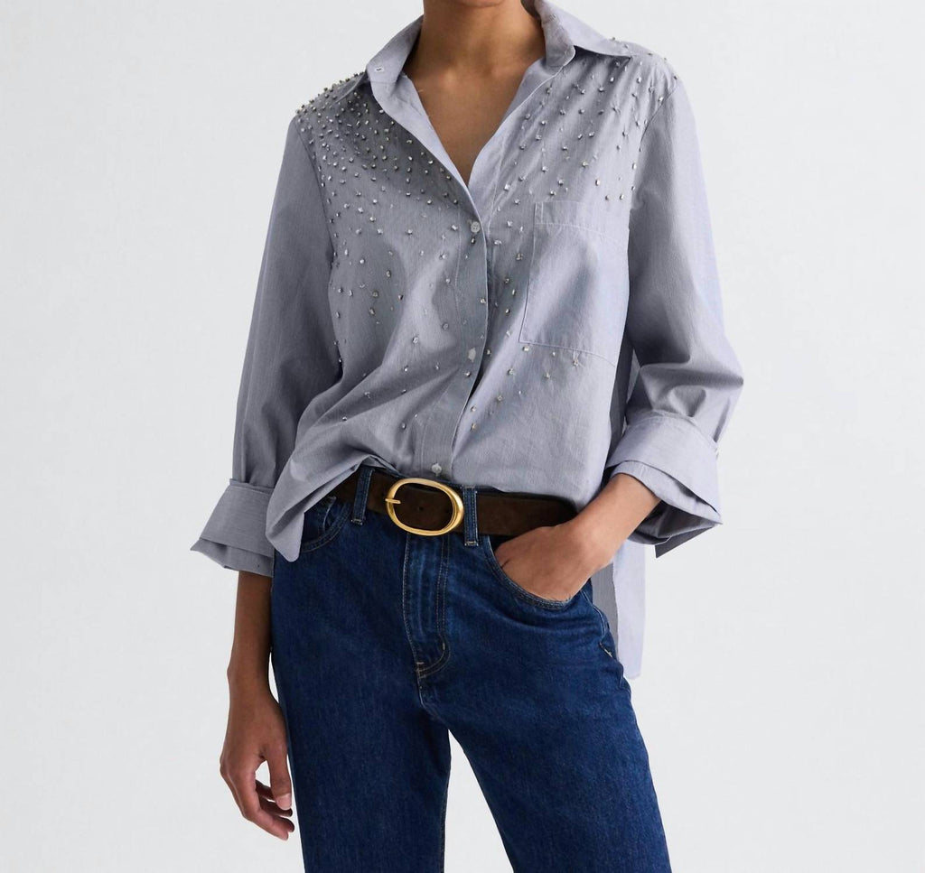 Twp - Next Morning Shirt With Crystals