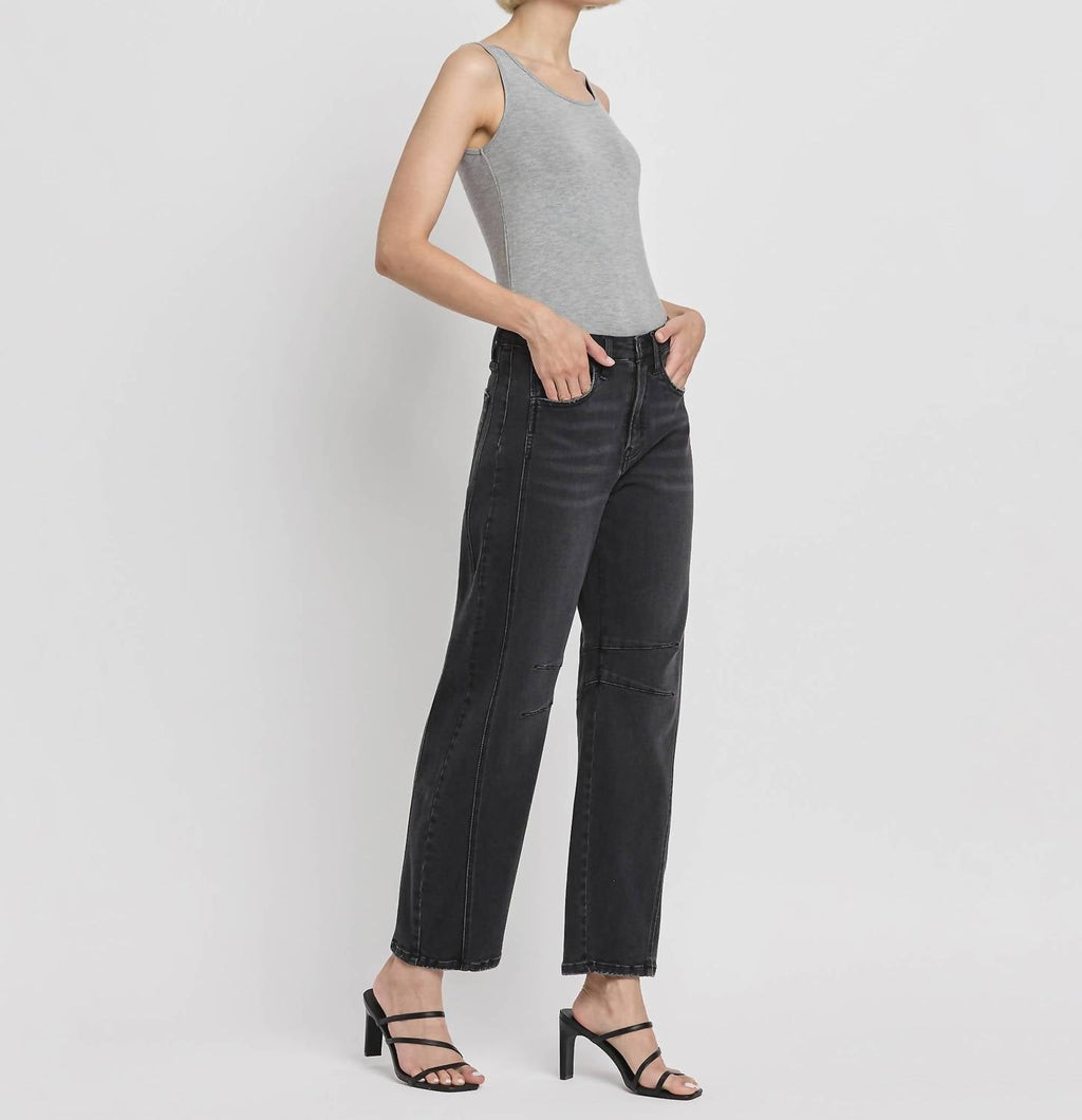 Flying Monkey - High Rise Barrel Jeans