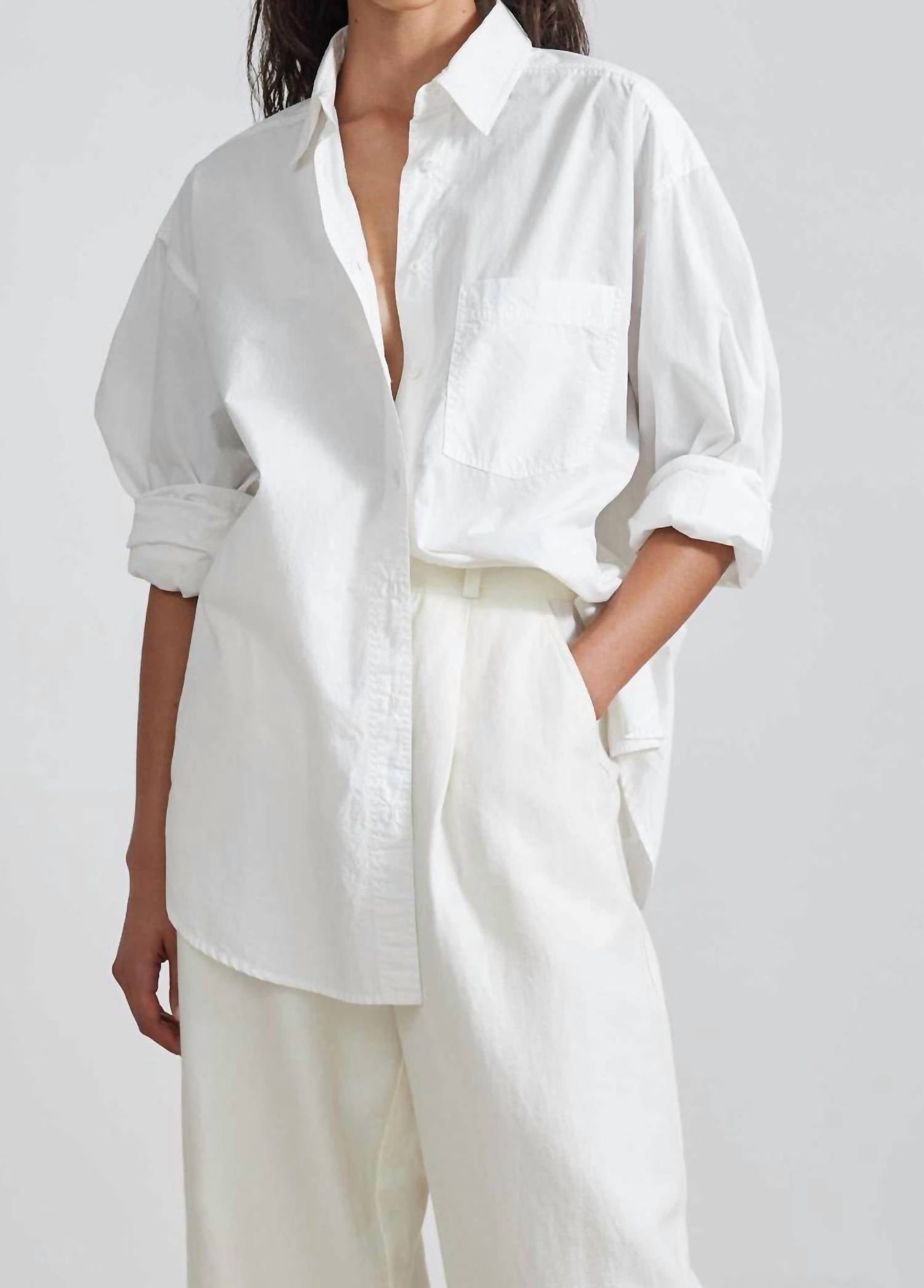 Apiece Apart - Oversized Button Down Shirt