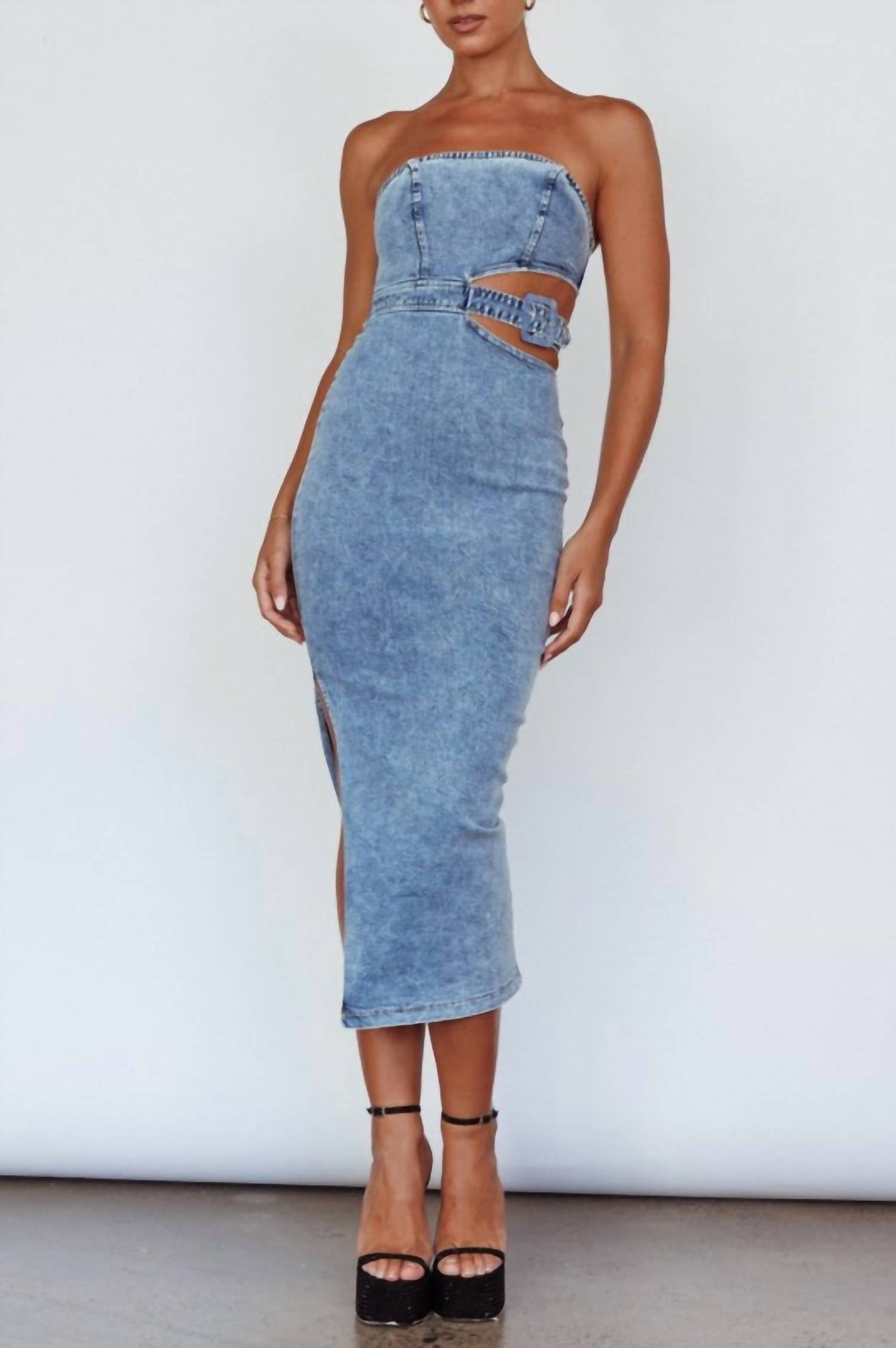 One And Only Collective - Maeve Denim Dress
