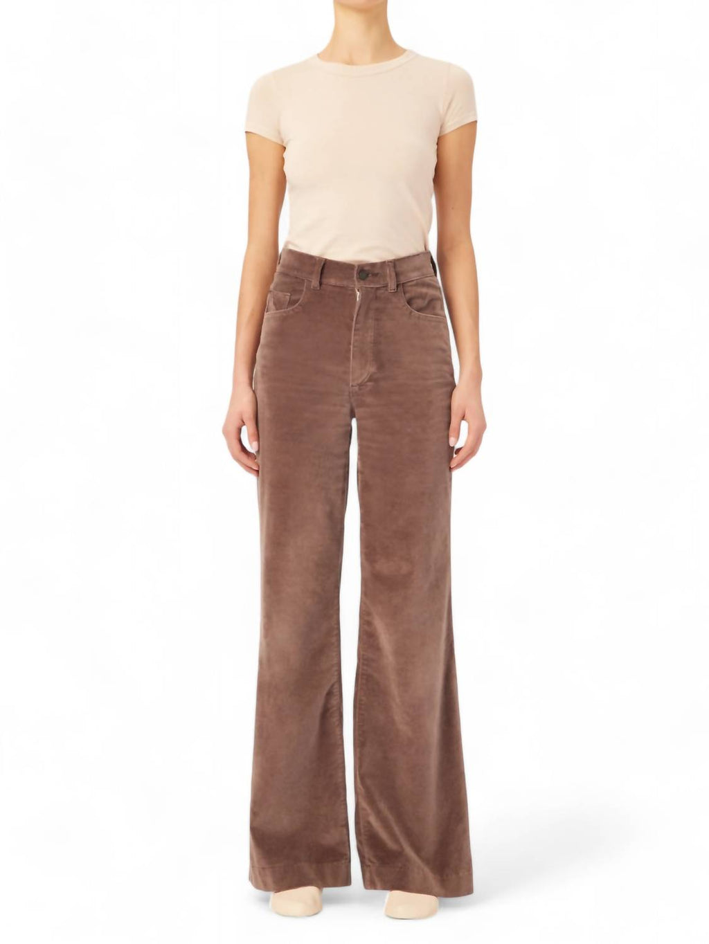 Dl1961 - Women'S - HEPBURN VELVET WIDE LEG JEAN