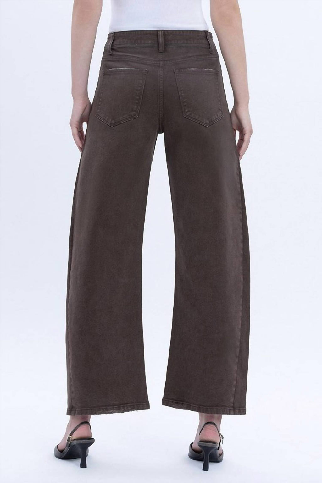 Vervet By Flying Monkey - Super High Rise Ankle Barrel Jean
