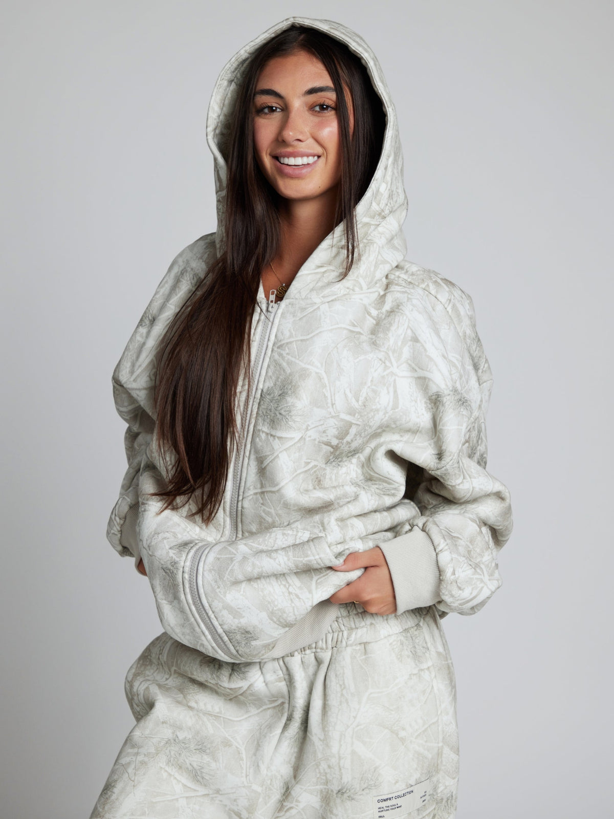 Camo Zip Hoodie