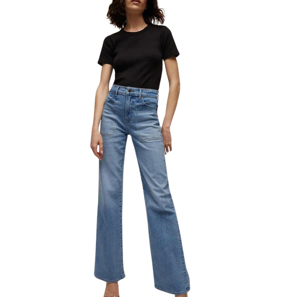 Veronica Beard - Crosbie Wide Leg Jeans