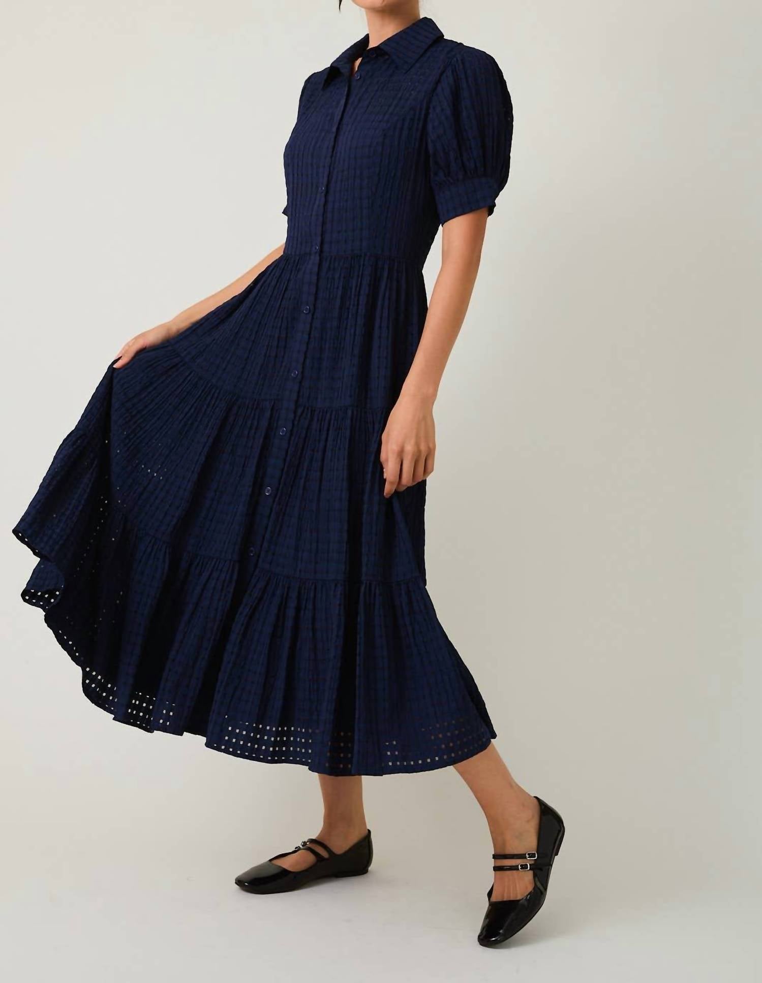 Sunday Edition - Madeleine Button-Down Midi Dress