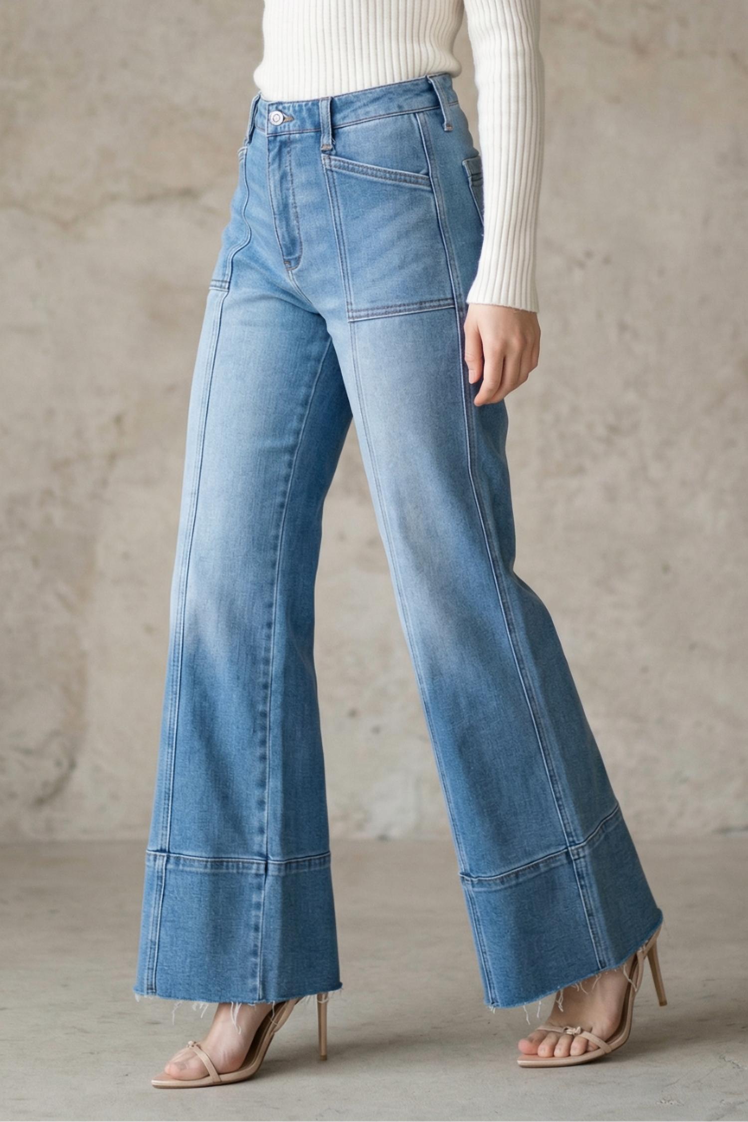 Artemis Vintage - Tummy Control Palazzo Jeans