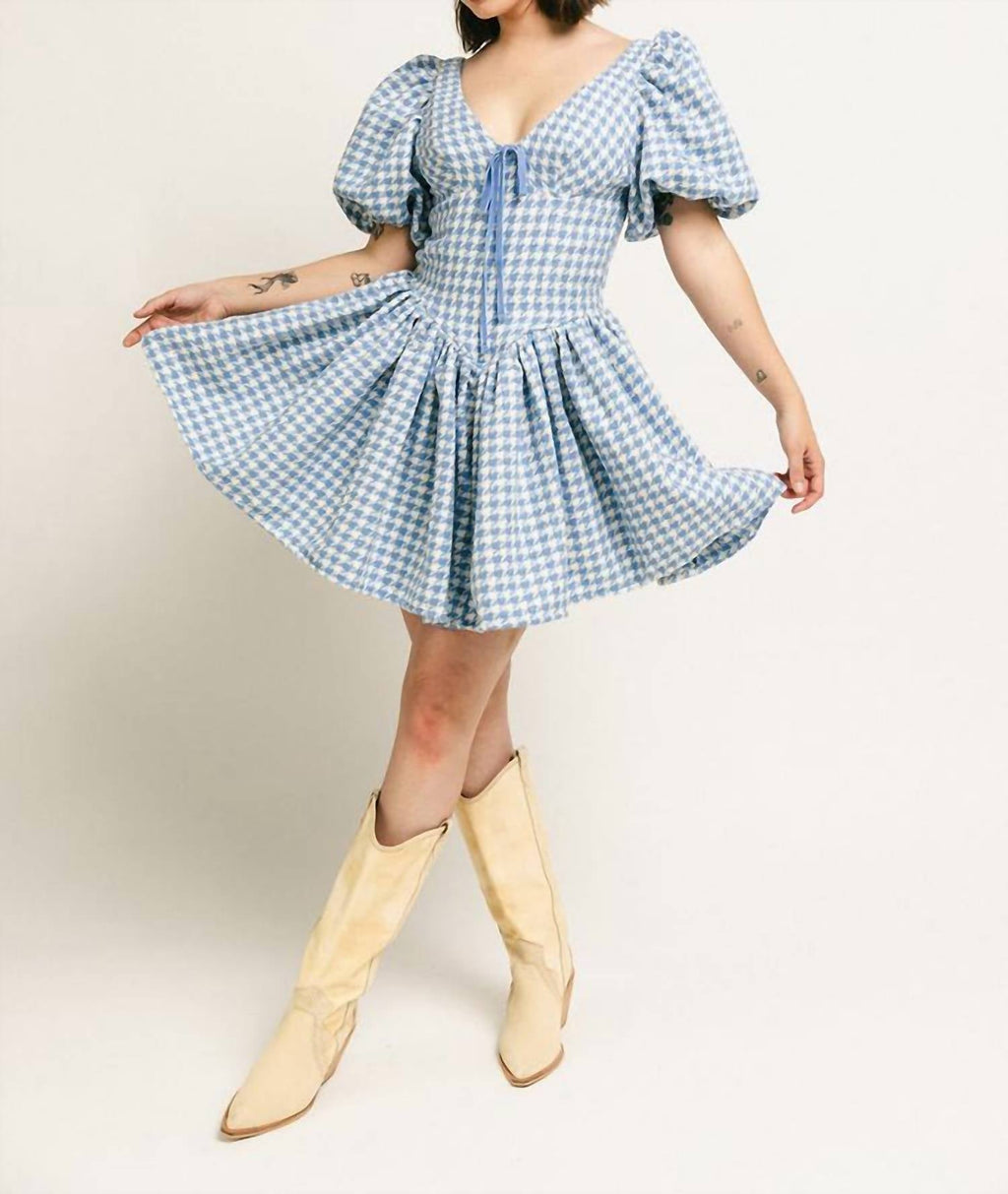 Sofie The Label - Blair Houndstooth Mini Dress