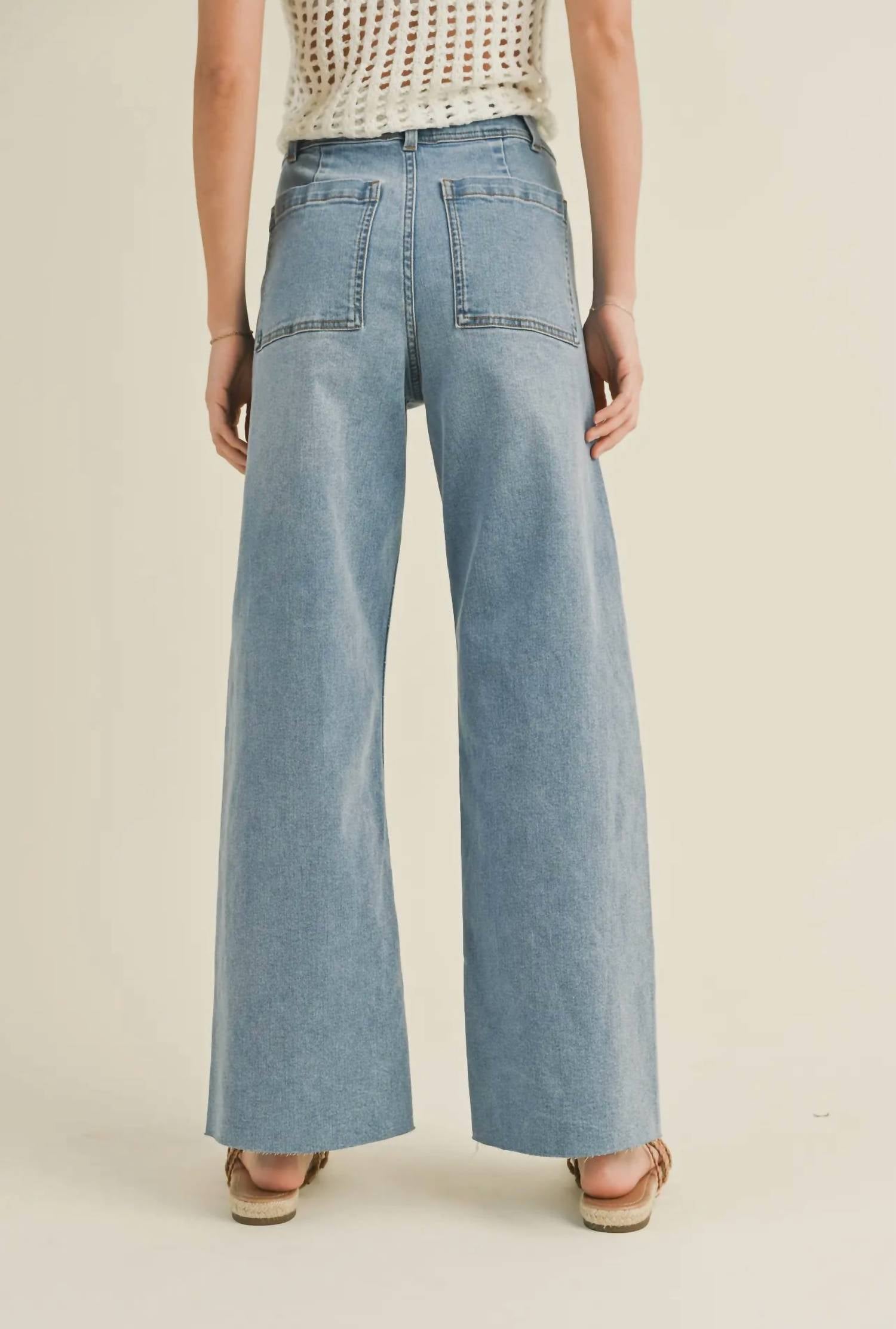 Miou Muse - Straight Wide Leg Jean