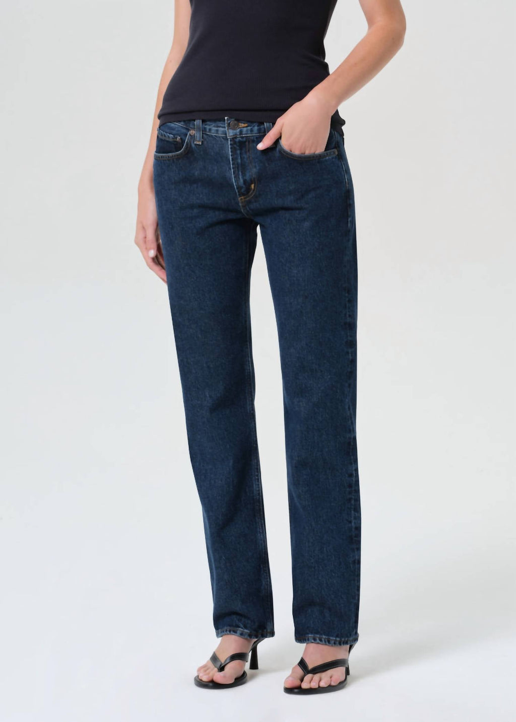 Agolde - Low Rise Slim Jeans
