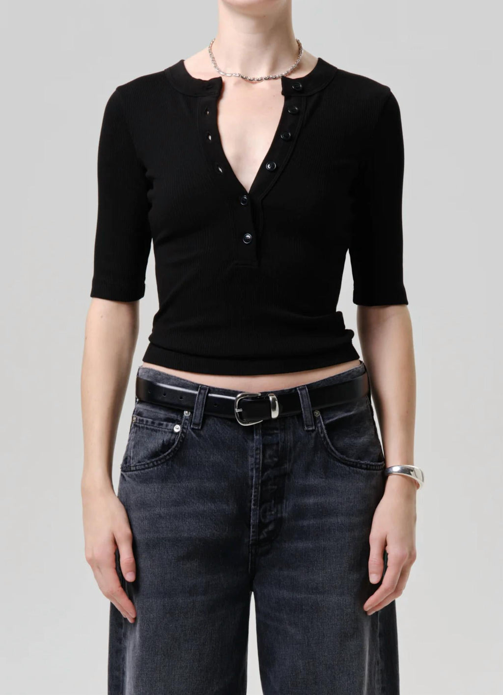 Citizens Of Humanity - Nali Short Sleeve Henley Top