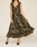 Lucy Paris - Lacey Ruffle Maxi Dress