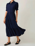 Sunday Edition - Madeleine Button-Down Midi Dress