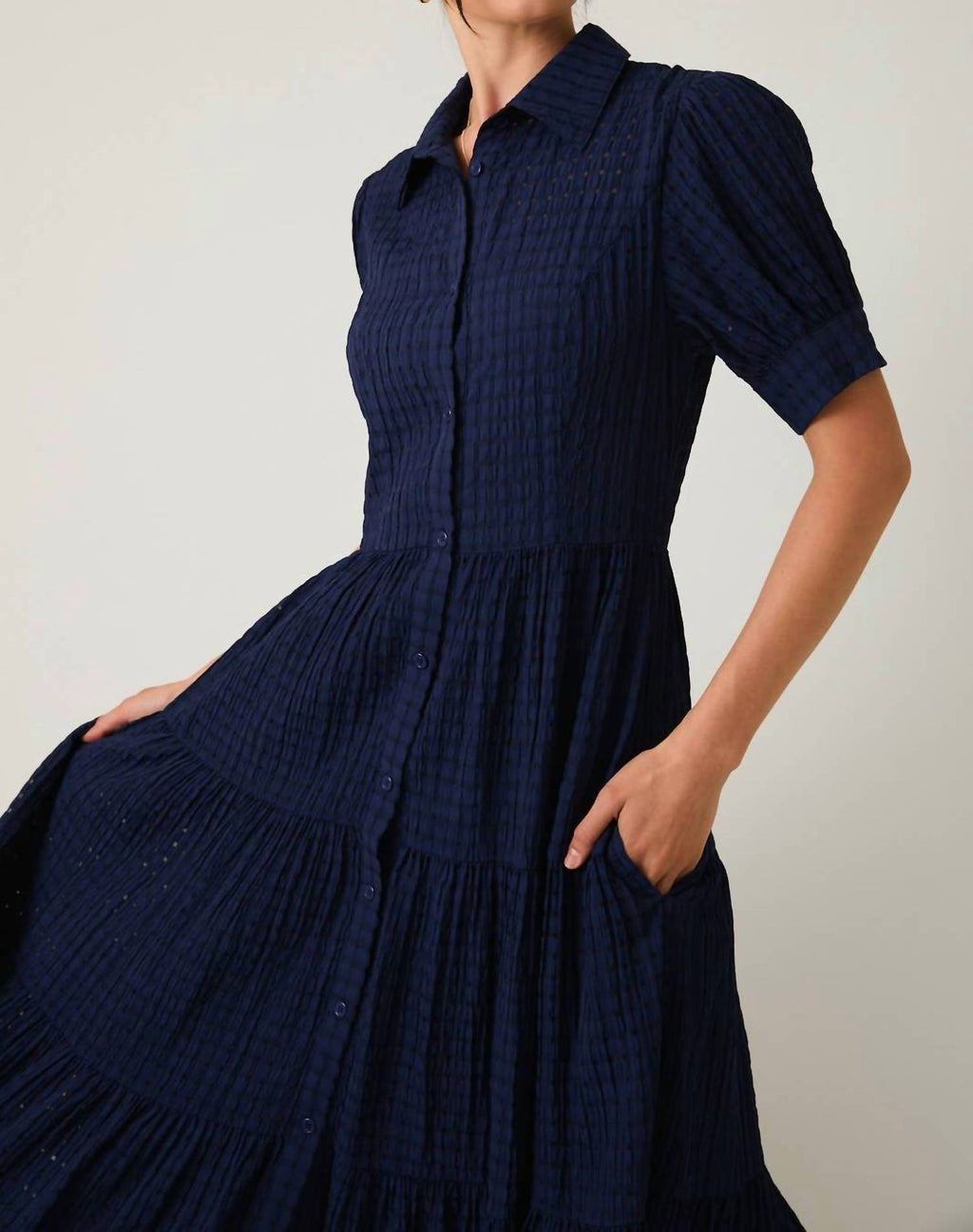 Sunday Edition - Madeleine Button-Down Midi Dress