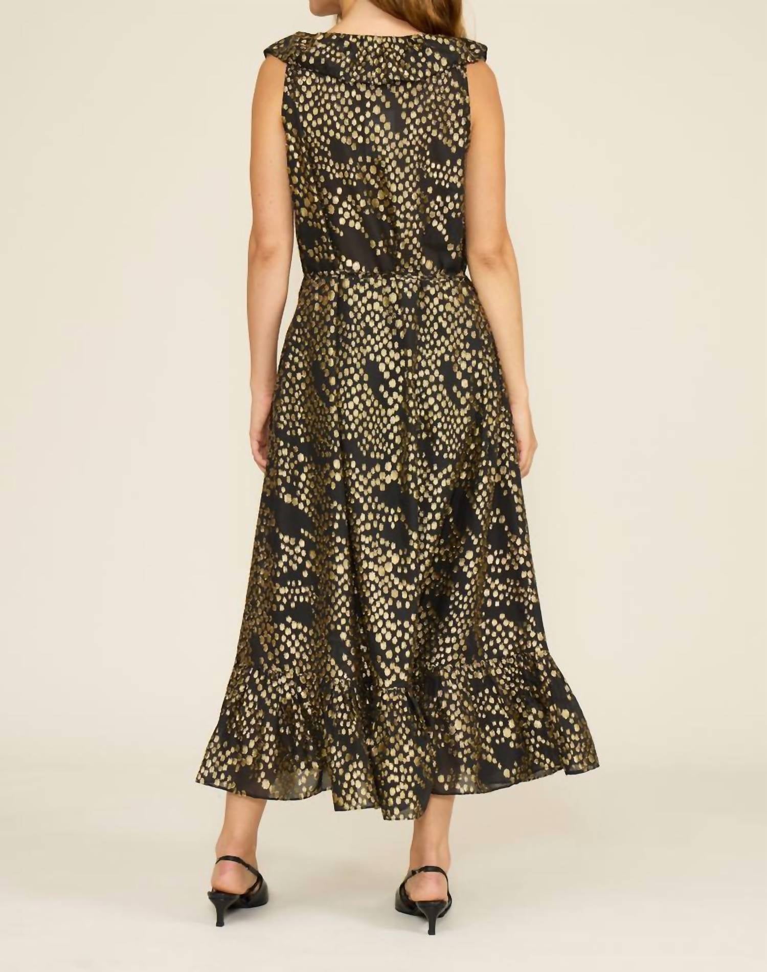 Lucy Paris - Lacey Ruffle Maxi Dress