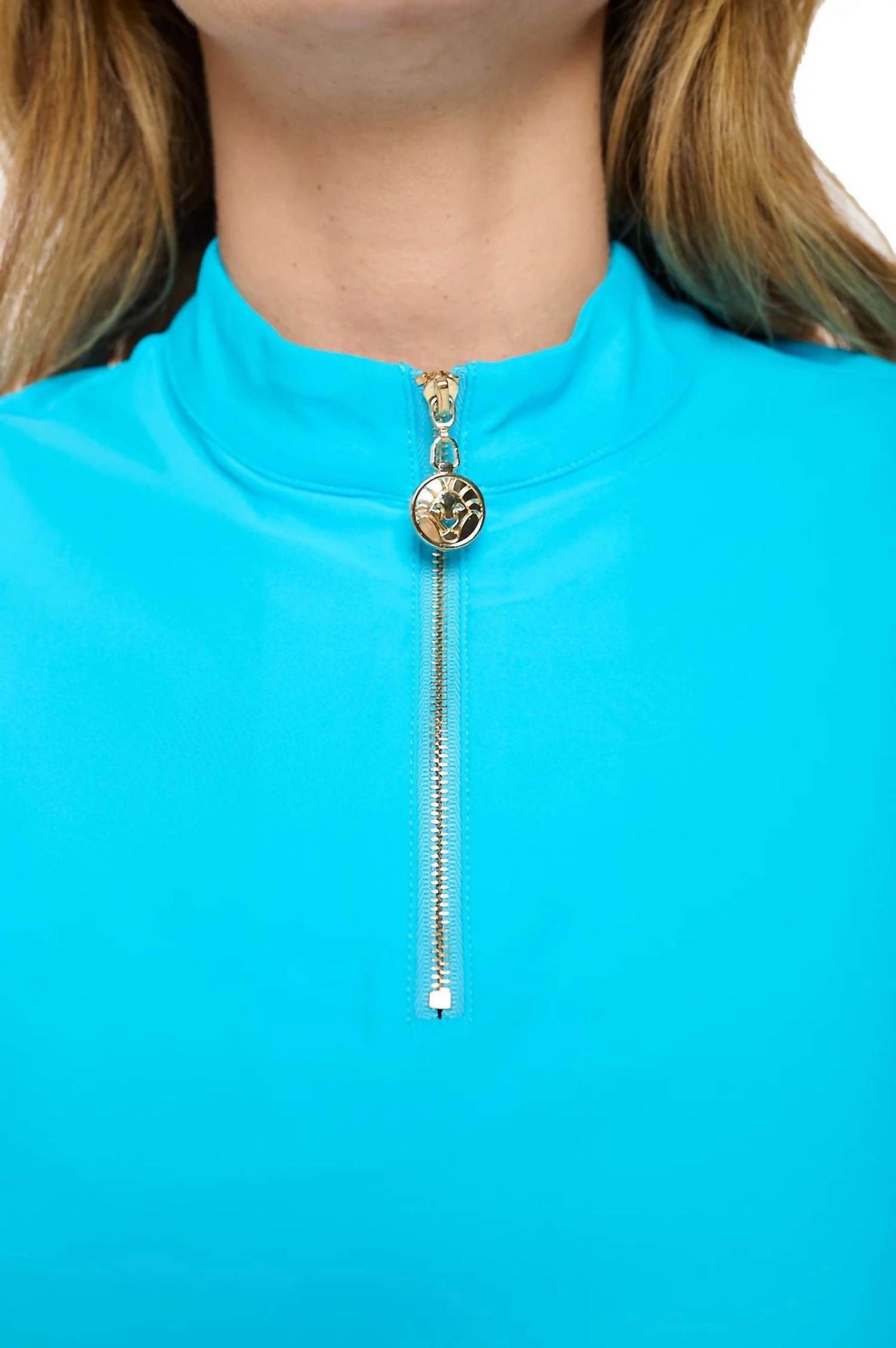 Aryeh - Elaine Sleeveless Zip Top