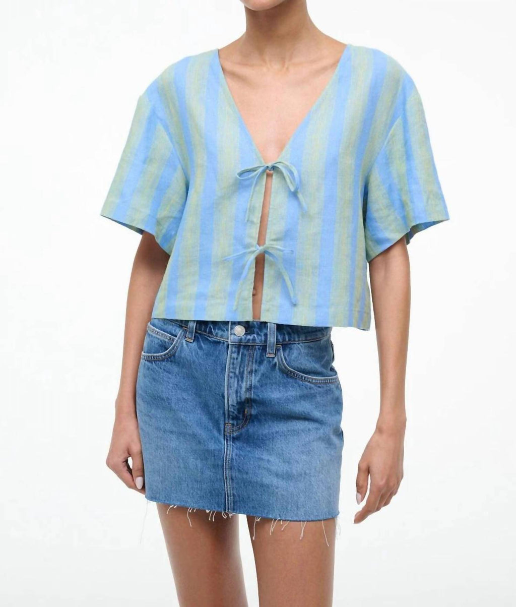 Staud - Ava Linen Top