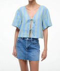 Staud - Ava Linen Top