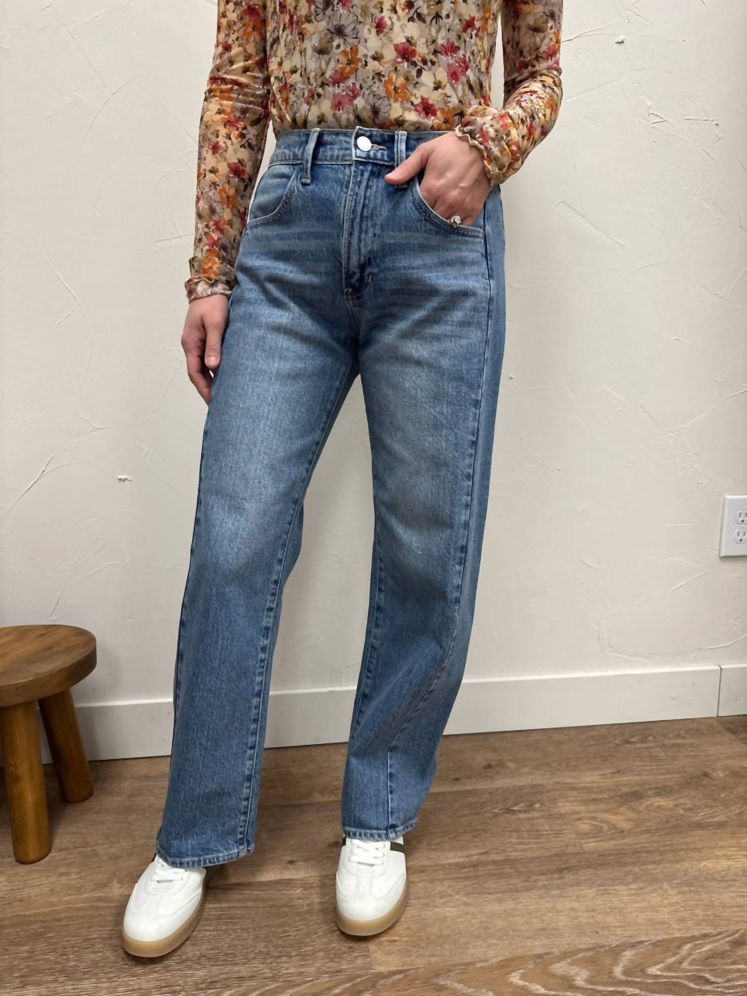 Just Black Denim - Stretch Slight Barrel Twist Jean