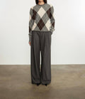 Enza Costa - KNIT CASHMERE ARGYLE SWEATER