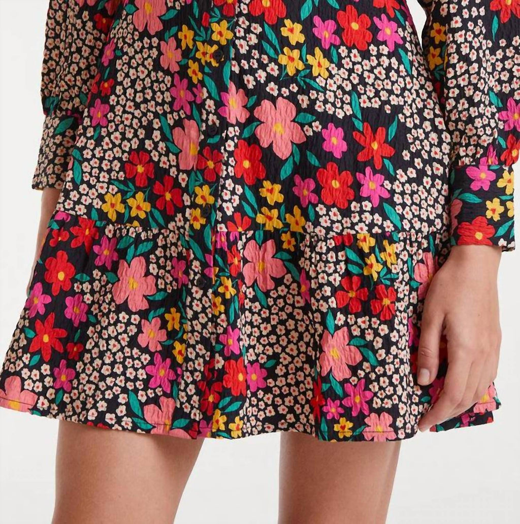 Compania Fantastica - Garden Print Mini Dress