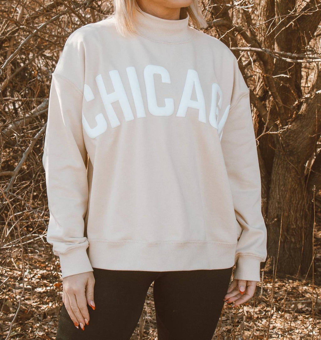 Better With Bubbli - Chicago High Mock Neck Sweater