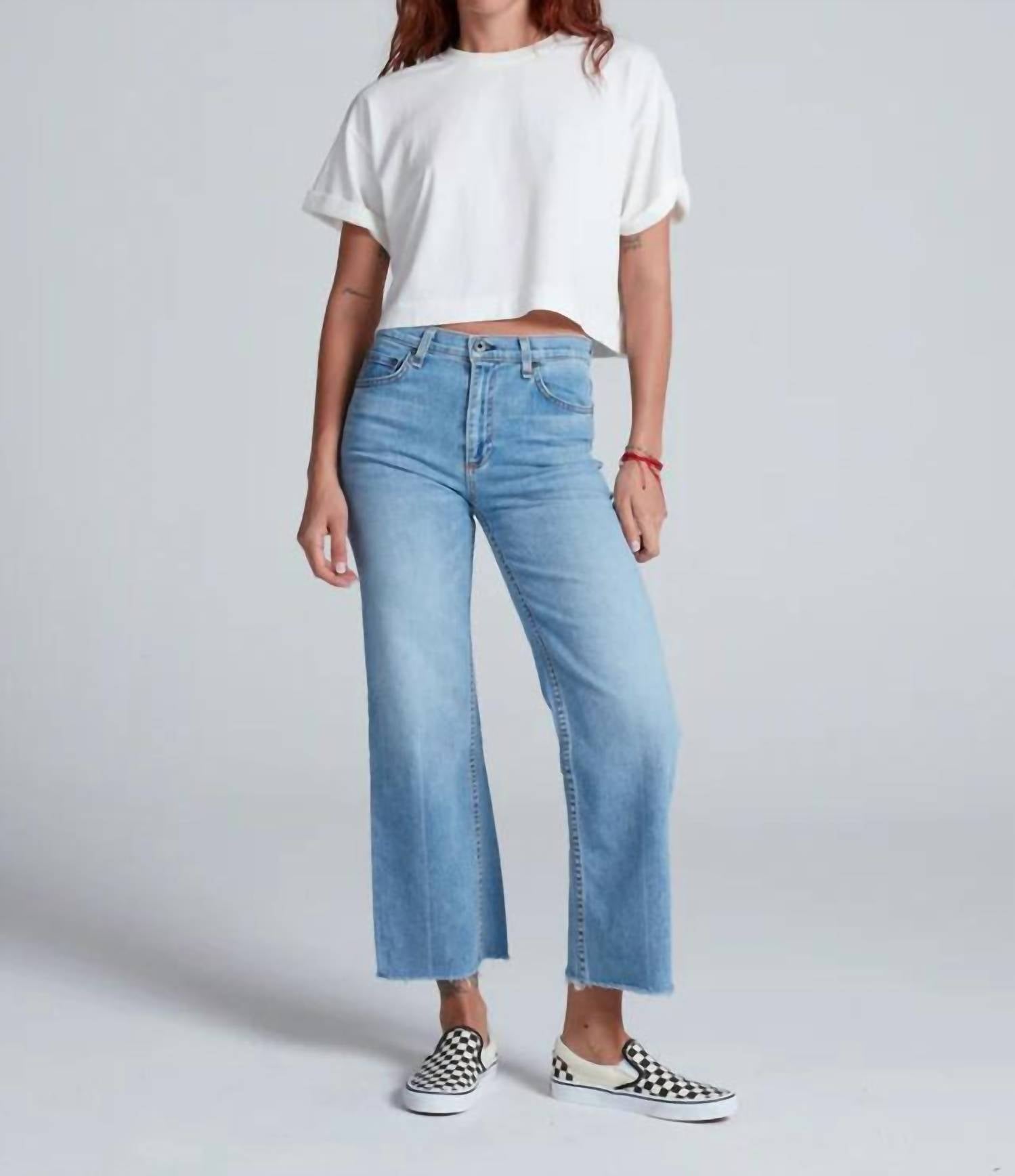 Askk Ny - Crop Wide Leg Jeans
