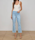 L'Agence - Noya Cropped Slim Flare Jeans