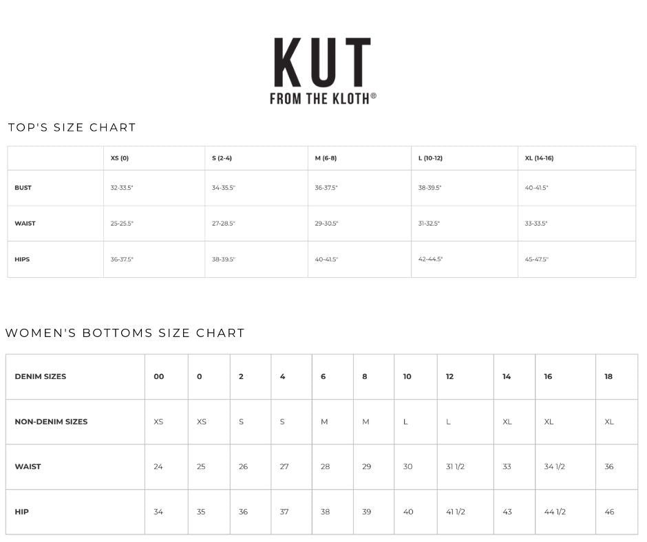 Kut From The Kloth - Avery Straight Leg Jeans With Raw Hem