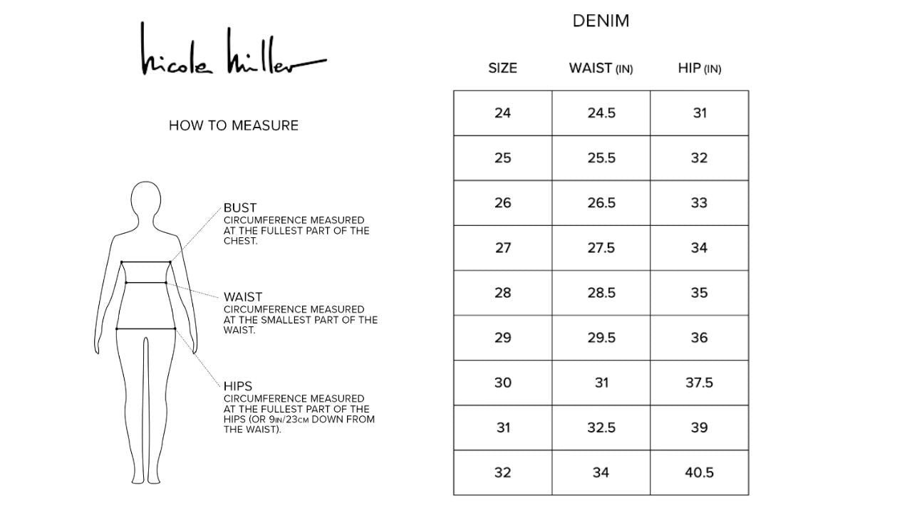 Nicole Miller - Sutton Place High Rise Pleated Taper Jean