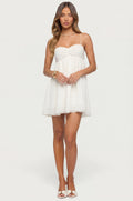 Ariellah Chiffon Babydoll Mini Dress
