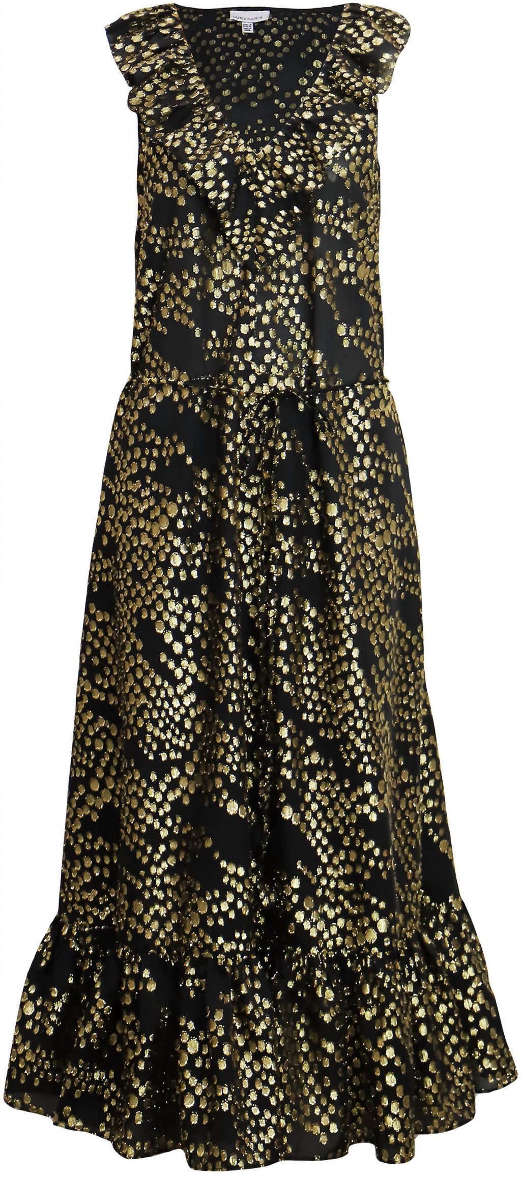 Lucy Paris - Lacey Ruffle Maxi Dress