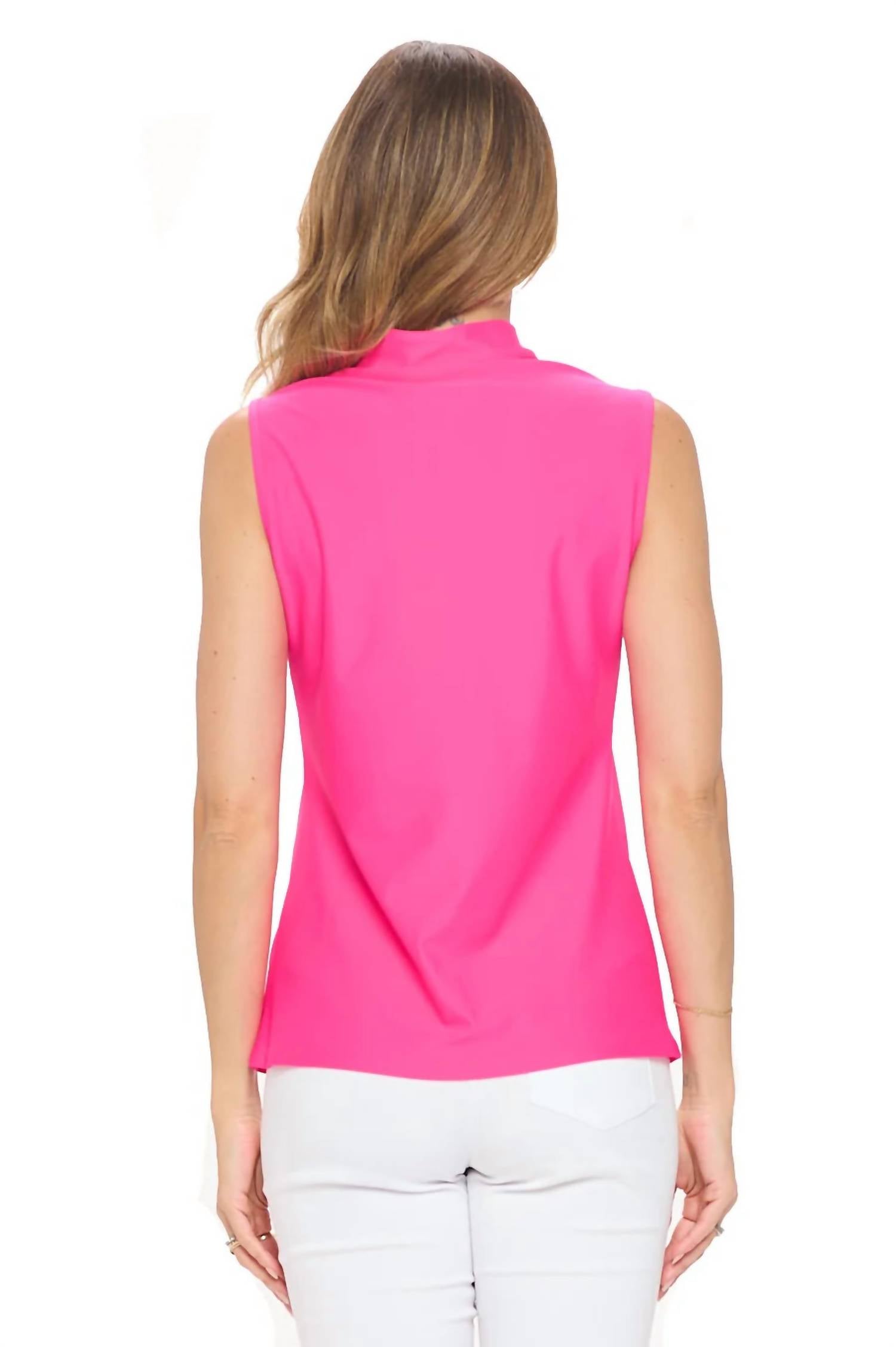Aryeh - Elaine Sleeveless Zip Top