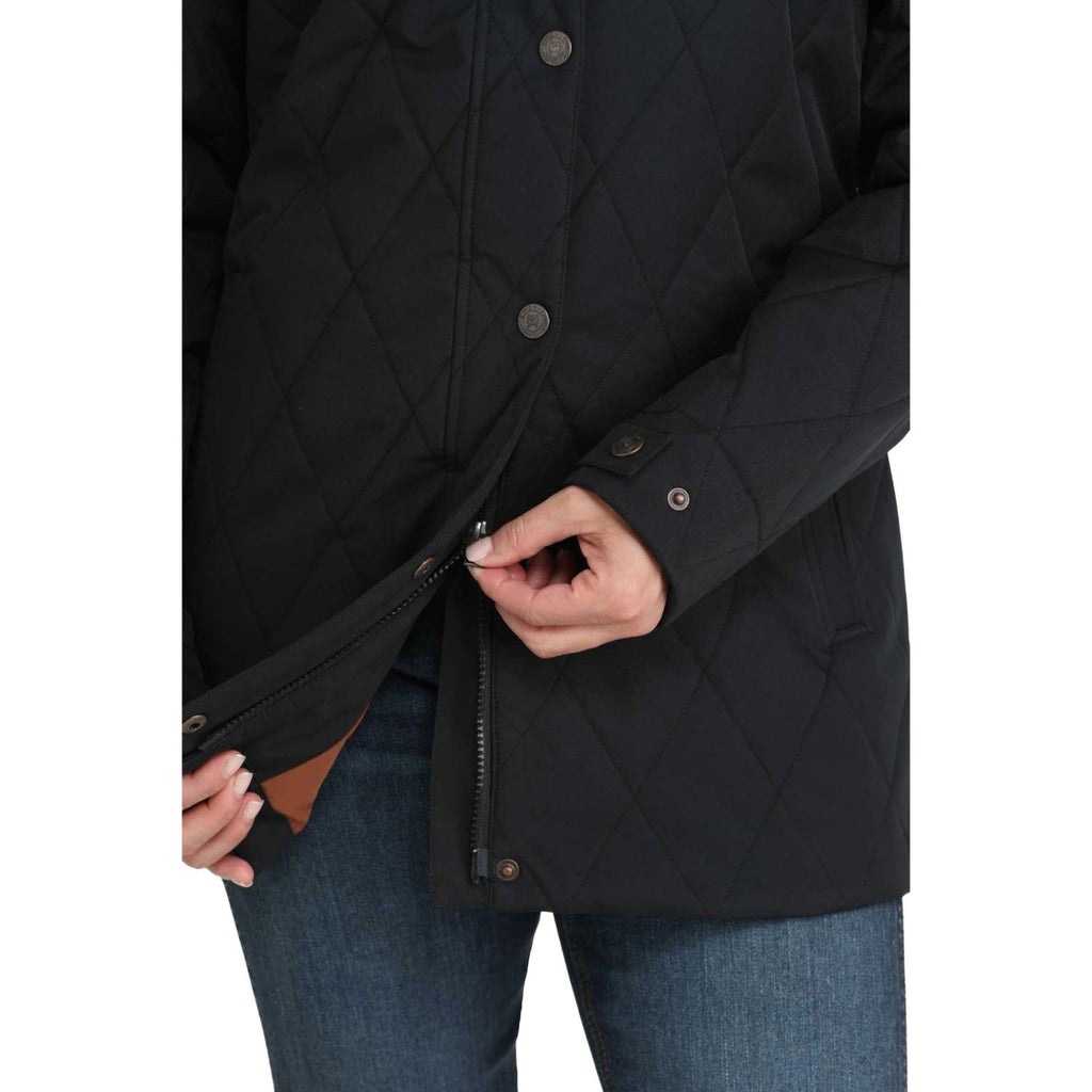 Cinch - Women's Quilted Snap Barn Coat