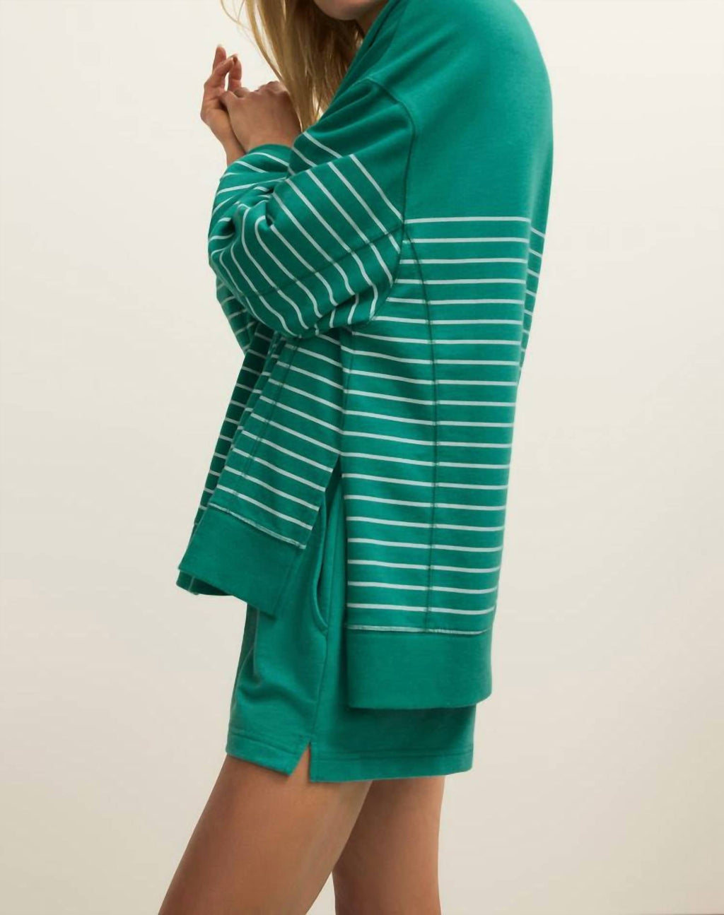 Z Supply - Modern Weekender Stripe Sweatshirt