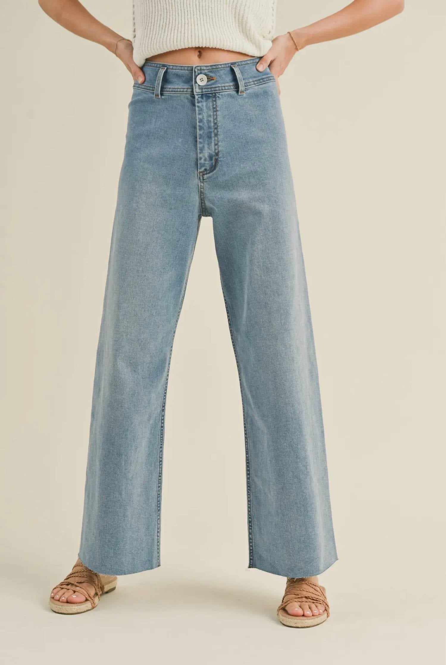 Miou Muse - Straight Wide Leg Jean
