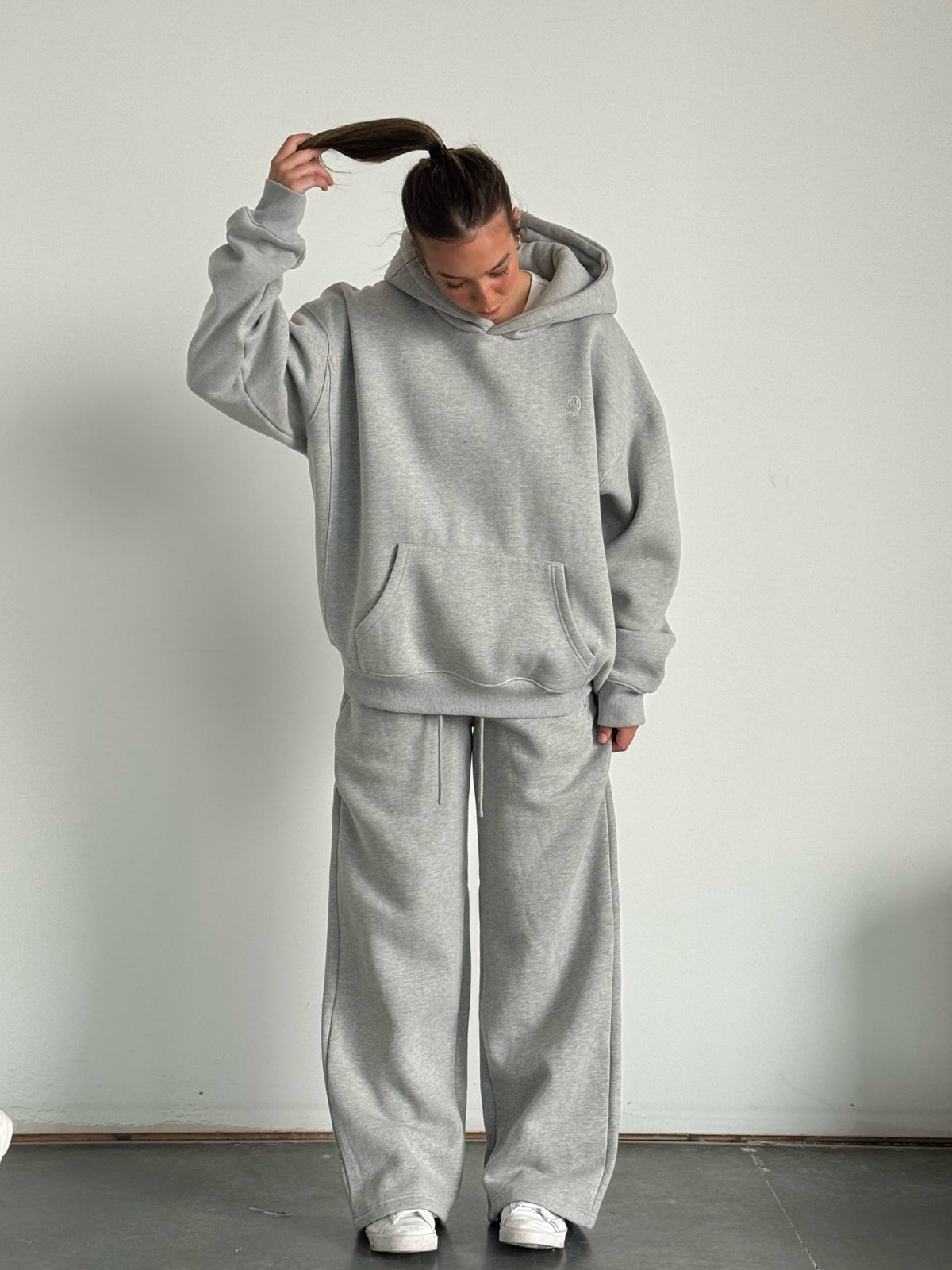 Heavyweight Pullover Hoodie - Athletic Grey (v2)